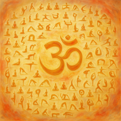 Om und Asanas im Einklang